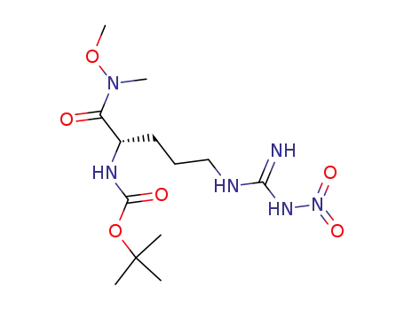N''-ALPHA-(TERT-BUTOXYCARBONYL)-N-METHOXY-N-METHYL-N''-OMEGA-NITRO-L-ARGININAMIDE
