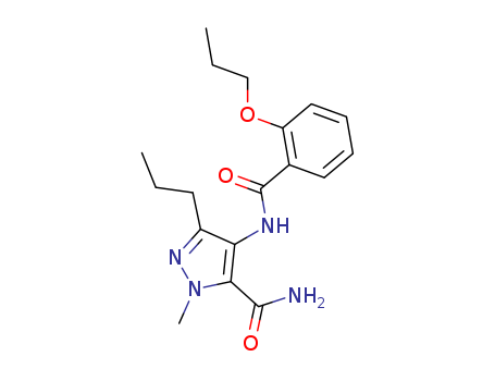 1H-Pyrazole-5-carboxamide, 1-methyl-4-[(2-propoxybenzoyl)amino]-3-propyl-