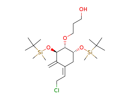 [3R-(1Z,3β,4α,5α)]-2-[3,5-bis[(1,1-dimethylethyl)dimethylsilyloxy]-4-(3-hydroxypropoxy)-2-methylenecyclohexylidene]-1-chloroethane