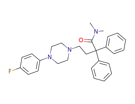 4-[4-(4-fluoro-phenyl)-piperazin-1-yl]-N,N-dimethyl-2,2-diphenyl-butyramide
