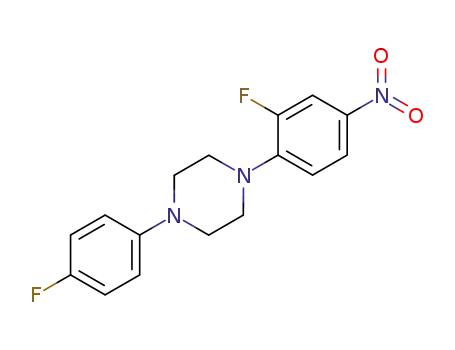 1-(2-fluoro-4-nitrophenyl)-4-(4-fluorophenyl)-piperazine