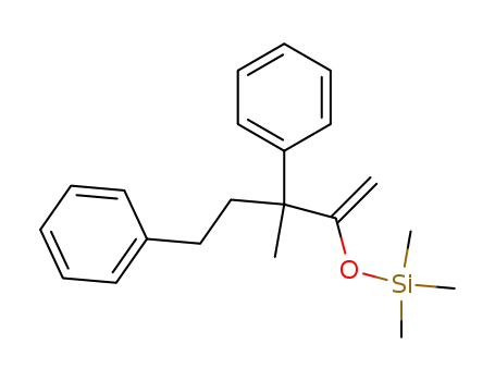 3-methyl-3,5-diphenyl-2-[(trimethylsilyl)oxy]-1-pentene