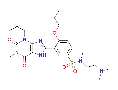N-(2-dimethylamino-ethyl)-3-(3-isobutyl-1-methyl-2,6-dioxo-2,3,6,7-tetrahydro-1H-purin-8-yl)-N-methyl-4-propoxy-benzenesulfonamide