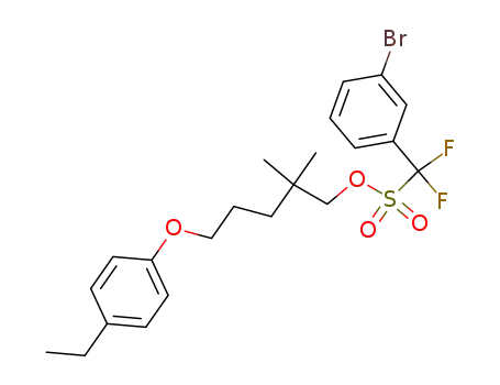 [{5-(4-ethylphenoxy)-2,2-dimethylpentyl}(3-bromophenyl)]difluoromethanesulfonate