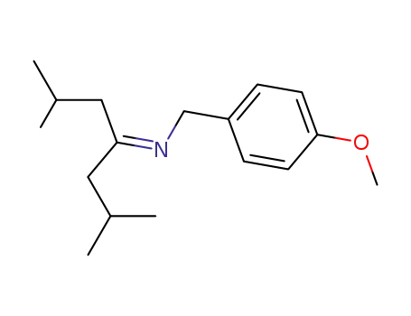 N-(4-methoxybenzyl)-2,6-dimethyl-4-heptanimine