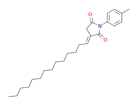 (E)-3-tetradecylidene-1-p-tolyl-pyrrolidine-2,5-dione