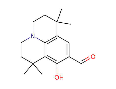 Molecular Structure of 115662-09-4 (9-Formyl-8-hydroxy-1,1,7,7-tetramethyljulolidine)