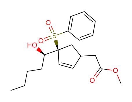 [(S)-4-Benzenesulfonyl-4-((R)-1-hydroxy-pentyl)-cyclopent-2-enyl]-acetic acid methyl ester