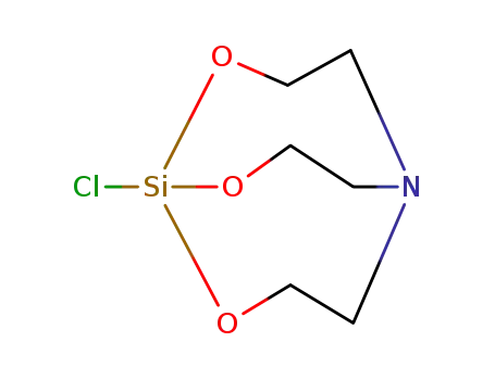 Molecular Structure of 33446-81-0 (1-chloro-2,8,9-trioxa-5-aza-1-silabicyclo[3.3.3]undecane)