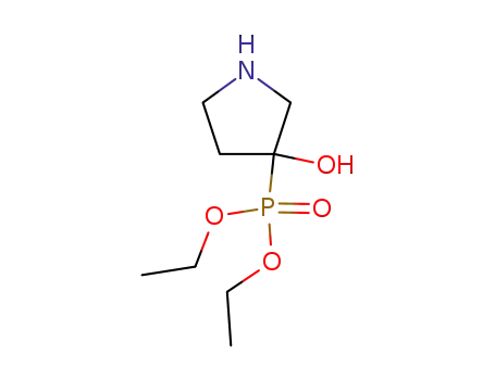 (3-hydroxy-pyrrolidin-3-yl)-phosphonic acid diethyl ester
