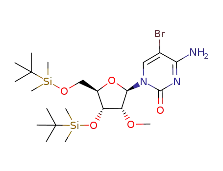 5-bromo-3',5'-O-bis[(tert-butyldimethyl)silyl]-2'-O-methylcytidine