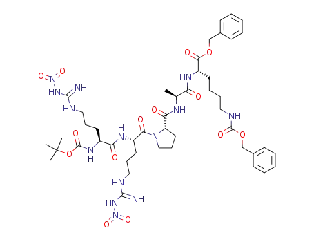 Boc-Arg(NO2)-Arg(NO2)-Pro-Ala-Lys(Z)-OBzl