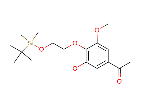 1-{4-[2-(tert-butyl-dimethyl-silanyloxy)-ethoxy]-3,5-dimethoxy-phenyl}-ethanone