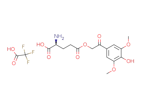 γ-O-(3,5-dimethoxy-4-hydroxyphenacyl) L-glutamate, trifluoroacetate salt