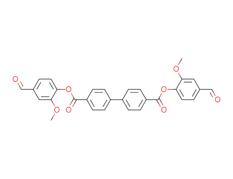 biphenyl-4,4'-dicarboxylic acid bis-(4-formyl-2-methoxy-phenyl) ester