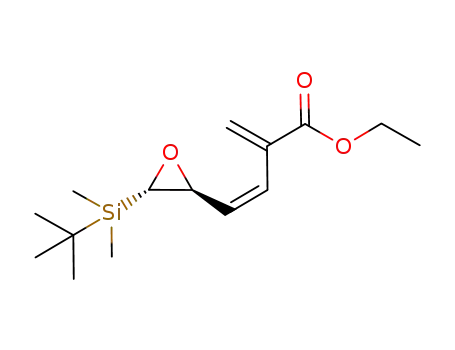 ethyl 2-methylene-6-(tert-butyldimethylsilyl)-5,6-epoxy-(Z)-3-hexenoate