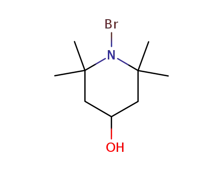 Molecular Structure of 71431-21-5 (4-Piperidinol, 1-bromo-2,2,6,6-tetramethyl-)