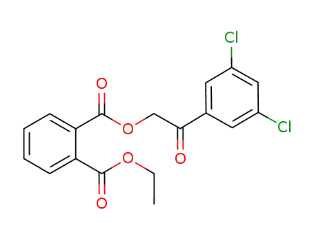 o-phthalic acid 1-[2-(3,5-dichlorophenyl)-2-oxoethyl] ester 2-ethyl ester