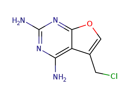 5-(Chloromethyl)furo[2,3-d]pyrimidine-2,4-diamine
