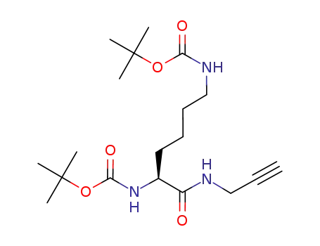 (S)-di-(tert-butyl) 6-oxo-6-(prop-2-ynylamino)hexane-1,5-diyldicarbamate