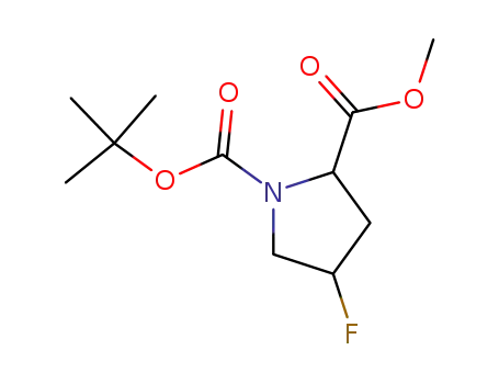 (2S,4R)-1-tert-butyl 2-methyl 4-fluoropyrrolidine-1,2-dicarboxylate