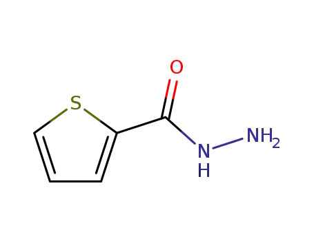 Molecular Structure of 2361-27-5 (2-Thiophenecarboxylic acid hydrazide)