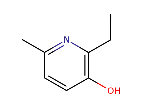 Molecular Structure of 2364-75-2 (2-Ethyl-3-hydroxy-6-methylpyridine)