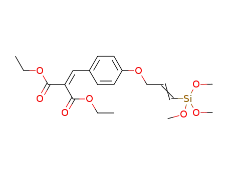 2-[4-[2-(trimethoxysilyl)prop-2-enyloxy]benzylidene]-malonic acid diethyl ester