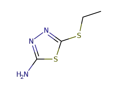 Molecular Structure of 25660-70-2 (2-AMINO-5-ETHYLTHIO-1,3,4-THIADIAZOLE)