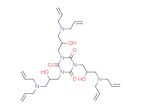 1,3,5-tris-(3-diallylamino-2-hydroxy-propyl)-[1,3,5]triazine-2,4,6-trione