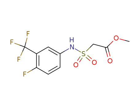 2-[N-(4-fluoro-3-trifluoromethylphenyl)sulfamoyl]-acetic acid methyl ester