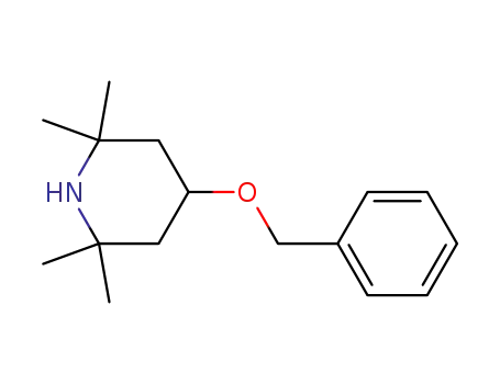 Molecular Structure of 26275-91-2 (Piperidine, 2,2,6,6-tetramethyl-4-(phenylmethoxy)-)