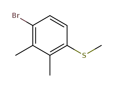 2,3-dimethyl-4-methylsulfanylbromobenzene