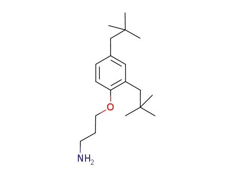 Molecular Structure of 880884-33-3 (1-Propanamine, 3-[2,4-bis(2,2-dimethylpropyl)phenoxy]-)