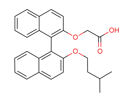 2-((S)-2'-(3-methylbutoxy)-1,1'-binaphth-2-yloxy)acetic acid
