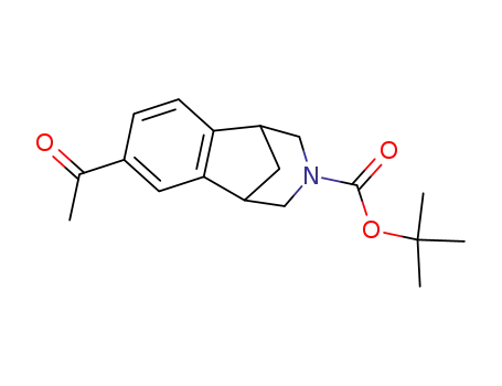 4-Acetyl-10-aza-tricyclo[6.3.1.02,7]dodeca-2(7),3,5-triene-10-carboxylic acid tert-butyl ester