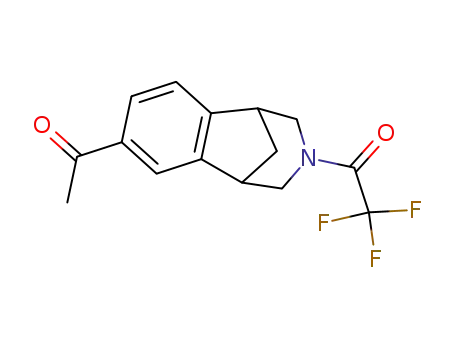1-(4-Acetyl-10-aza-tricyclo[6.3.1.02,7]dodeca-2(7),3,5-trien-10-yl)-2,2,2-trifluoro-ethanone