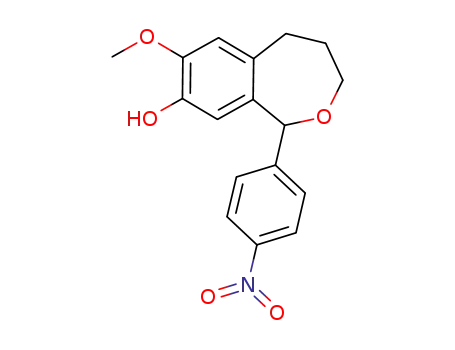 8-hydroxy-7-methoxy-1-(4-nitrophenyl)-1,3,4,5-tetrahydrobenzo[c]oxepine