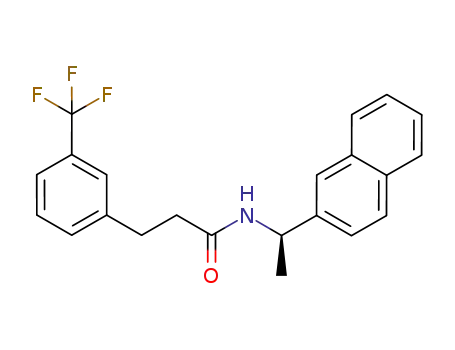N-[1-(R)-(1-naphthyl)ethyl]-3-[3-(trifluoromethyl)phenyl]-1-propanamide