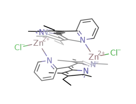 [Zn(II)Cl(2,8-diethyl-1,3,7,9-tetramethyl-5-(2-pyridyl)-dipyrromethene)]2