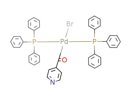 trans-bromo(4-pyridylcarbonyl)bis(triphenylphosphine)palladium(II)