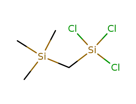 Molecular Structure of 16538-62-8 (Silane, trichloro[(trimethylsilyl)methyl]-)