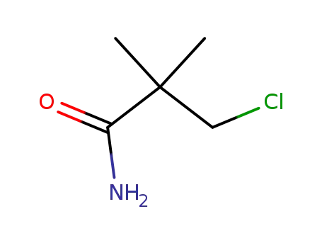 Molecular Structure of 41461-75-0 (3-Chloro-2,2-dimethylpropanamide)