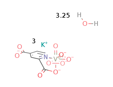 K3[VO(O2)2(2,4-pyridinedicarboxylato)] * 3.25H2O