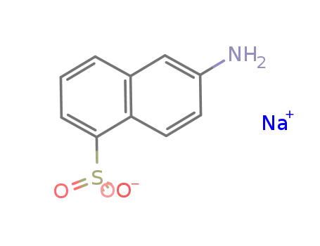 Molecular Structure of 58306-87-9 (sodium 6-aminonaphthalene-1-sulphonate)