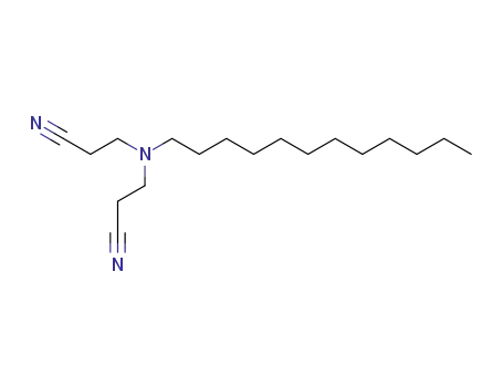 Molecular Structure of 1555-62-0 (N,N-Dipropionitrillaurylamin)