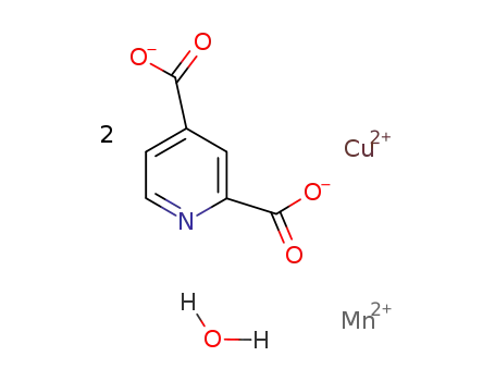[Cu(2,4-pyridinedicarboxylic acid(-2H)(2-))2Mn]*H2O