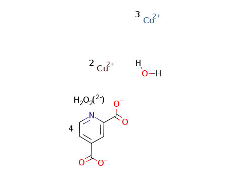 [Cu2Co3(pyridine-2,4-dicarboxylate)4(μ3-OH)2(H2O)]