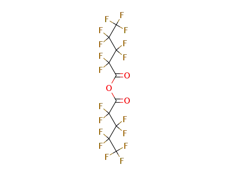 Molecular Structure of 308-28-1 (Pentanoic acid, nonafluoro-, anhydride)