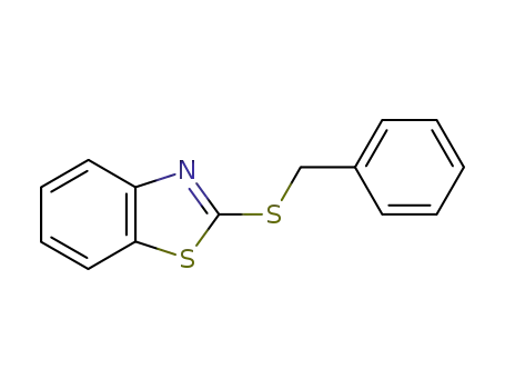 Molecular Structure of 19654-17-2 (Benzothiazole, 2-[(phenylmethyl)thio]-)